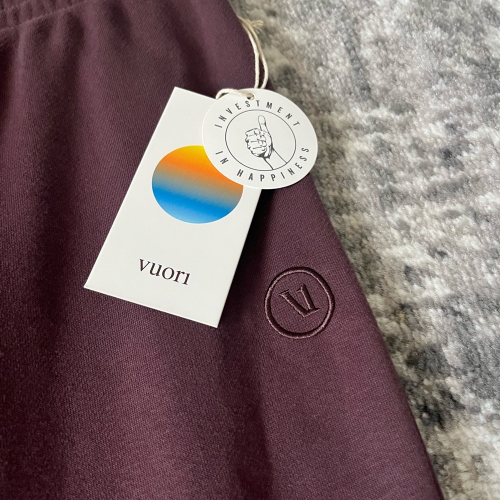 New Vuori Sedona Wideleg Sweatpant in Chestnut - Picture 4 of 10